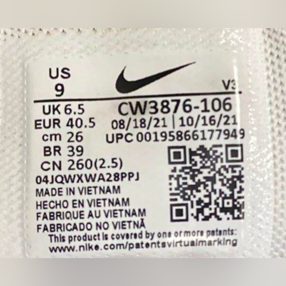 Nike Zoom Air Fire Summit White Total Orange Size 9 MSRP $110.00 - Picture 12 of 12